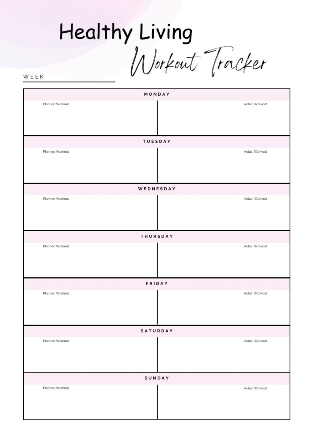 Healthy Living Journal